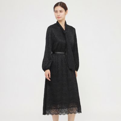miyaco黒レース コードレース ワンピース（K1J14662＿＿） | Paul Stuart