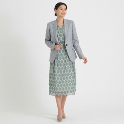 フラワーペイズリー ワンピース【ウォッシャブル  