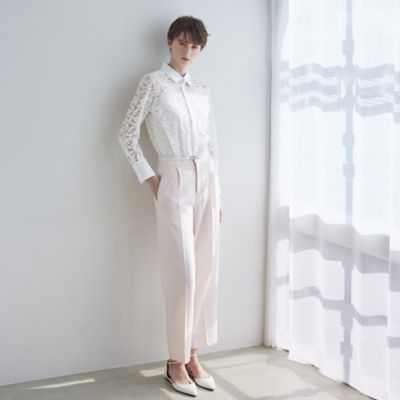 【Ｐｒｅｃｉｏｕｓ掲載】【ウォッシャブル】ボタニカルレース　ブラウス（Ｋ１Ｌ０３５０９＿＿）