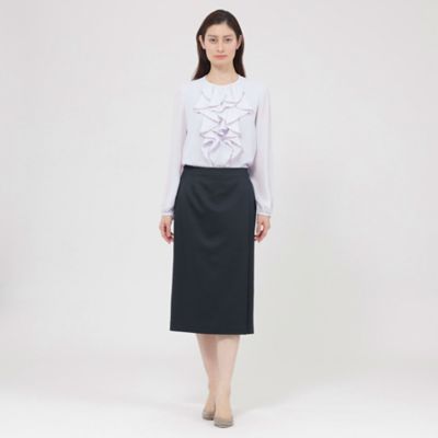 【Ｎｉｋｋｅｉ　ｍａｇａｚｉｎｅ掲載】【ウォッシャブル】ソフトジョーゼット　ブラウス（Ｋ１Ｌ０５５１４＿＿）