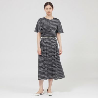 【ＷＥＢ・一部店舗限定】フローラル／ドットプリント　ブラウス（Ｋ１Ｌ１８５８６＿＿）