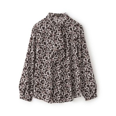 Paul Stuart (Women)/ポール・スチュアート【WEB・一部店舗限定/ウォッシャブル】スモールフラワー ブラウス(K1L22681__) チャ50L トップス【三越伊勢丹/公式】