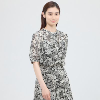Paul Stuart (Women)/ポール・スチュアート 【ウォッシャブル】ブラッシュフラワー　ブラウス（Ｋ１Ｌ２５５５９＿＿）