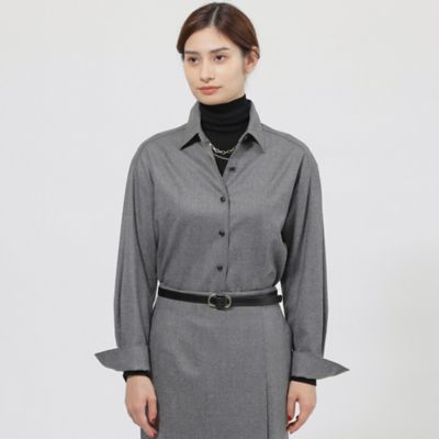 ＜Paul Stuart (Women)＞【Ｐｒｅｃｉｏｕｓ掲載】サキソニーストレッチ　ブラウス（Ｋ１Ｌ４４４５２＿＿）
