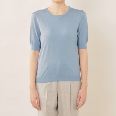 【Ｐｒｅｃｉｏｕｓ　掲載】シルクコットン　半袖プルオーバー【ウォッシャブル】（Ｋ１Ｎ０５１０１＿＿）