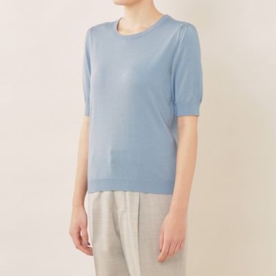 【Ｐｒｅｃｉｏｕｓ　掲載】シルクコットン　半袖プルオーバー【ウォッシャブル】（Ｋ１Ｎ０５１０１＿＿）
