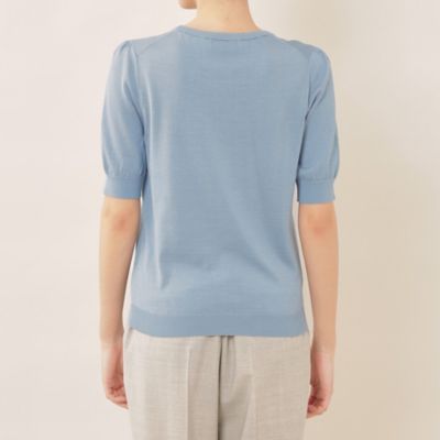 【Ｐｒｅｃｉｏｕｓ　掲載】シルクコットン　半袖プルオーバー【ウォッシャブル】（Ｋ１Ｎ０５１０１＿＿）