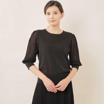 ＜Paul Stuart (Women)＞アイレットストライプ　プルオーバー【ウォッシャブル】（Ｋ１Ｎ０６１０８＿＿）