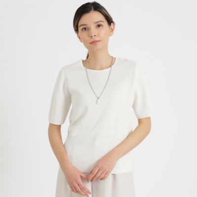 ＜Paul Stuart (Women)＞ペーパーミックス　プルオーバー【ウォッシャブル】（Ｋ１Ｎ１１１０７＿＿）
