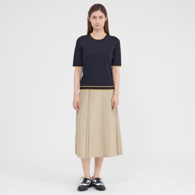 新品✨ポールスチュアート　コンビプルオーバー WEB・一部店舗限定】スーパージーロン プルオーバー