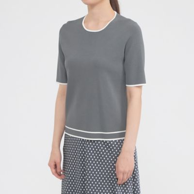 ウォッシャブル】アセテートストレッチ プルオーバー