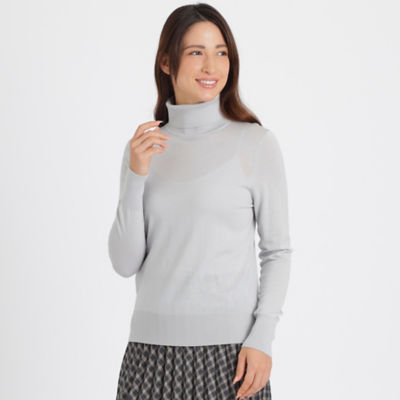 ＜Paul Stuart (Women)＞【ＷＥＢ限定】ウォッシャブルウール　タートルネックプルオーバー【ウォッシャブル】（Ｋ１Ｎ１２２９１＿＿）