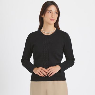 ＜Paul Stuart (Women)＞メリノポリケーブル　プルオーバー（Ｋ１Ｎ２２２３０＿＿）