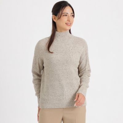 ＜Paul Stuart (Women)＞ケーブルネップ　ハイネックプルオーバー（Ｋ１Ｎ２４２３２＿＿）