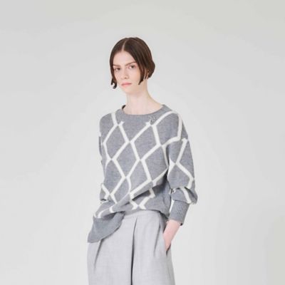 ＜Paul Stuart (Women)＞ブークレーインターシャ　プルオーバー（Ｋ１Ｎ２５６５０＿＿）