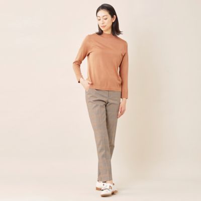 【ＴＨＥ　ＮＩＫＫＥＩ　ＭＡＧＡＺＩＮＥ　Ａｉ　掲載】「ＤＲＥＳＳ　ＫＮＩＴ」１００％シルクハイゲージニットプルオーバー【ウォッシャブル】　