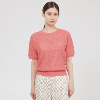 ＜Paul Stuart (Women)＞【ウォッシャブル】ナチュラルリネン　プルオーバー（Ｋ１Ｎ３０５３９＿＿）