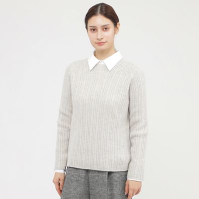 ＜Paul Stuart (Women)＞リブホールガーメント　プルオーバー（Ｋ１Ｎ３０６５６＿＿）