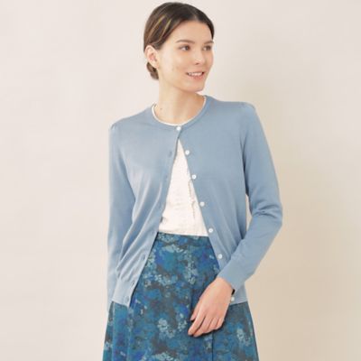 シルクコットン　カーディガン【ウォッシャブル】（Ｋ１Ｎ３２１０１＿＿）