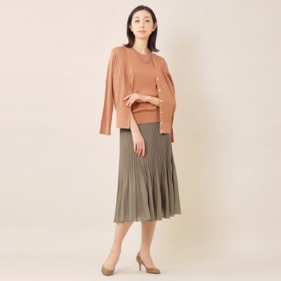 「ＤＲＥＳＳ　ＫＮＩＴ」１００％シルクハイゲージニットカーディガン【ウォッシャブル】　２３ＳＳ（Ｋ１Ｎ３６１５０＿＿）