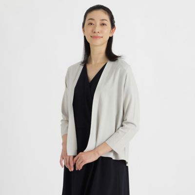 ＜Paul Stuart (Women)＞クールレーヨン　ショートカーディガン２３ＳＳ【ウォッシャブル】（Ｋ１Ｎ４０１１０＿＿）