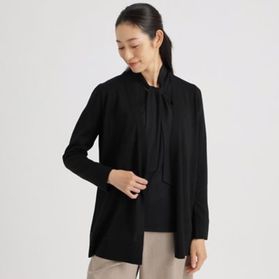 ＜Paul Stuart (Women)＞ウォッシャブルウール　ロングカーディガン２３ＡＷ【ウォッシャブル】（Ｋ１Ｎ４８２０１＿＿）