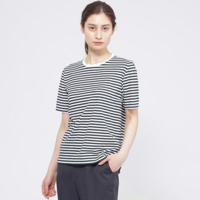 ＜Paul Stuart (Women)＞【ＷＥＢ・一部店舗限定／ウォッシャブル】天竺ボーダー　プルオーバー（Ｋ１Ｐ０６５８３＿＿）
