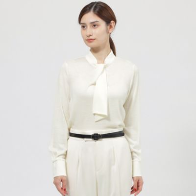 ＜Paul Stuart (Women)＞【Ｐｒｅｃｉｏｕｓ掲載】ウォッシャブルウール　プルオーバー（Ｋ１Ｐ１３４６２＿＿）