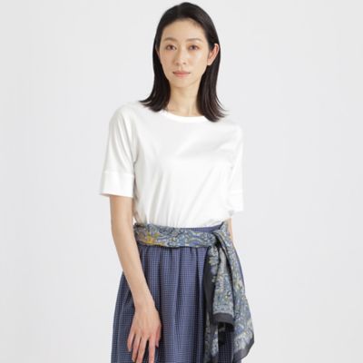 ＜Paul Stuart (Women)＞ファンクショナルスムース　半袖プルオーバー【ウォッシャブル】（Ｋ１Ｐ２４１６５＿＿）