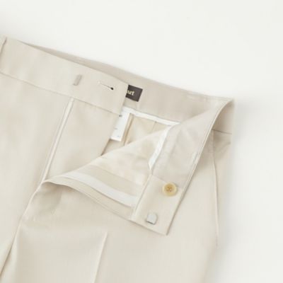 【Ｎｉｋｋｅｉ　ｍａｇａｚｉｎｅ掲載】ウールシルクヘリンボーン　パンツ（Ｋ１Ｒ１３５１３＿＿）
