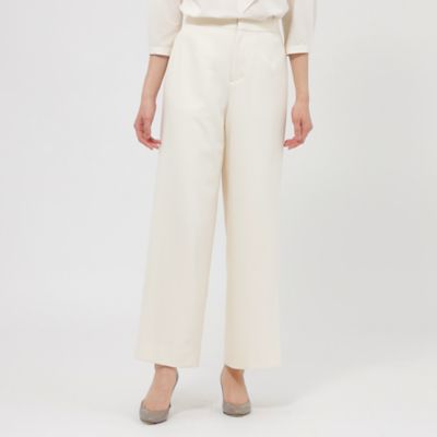 ＜Paul Stuart (Women)＞梨地ストレッチ　パンツ【ウォッシャブル】（Ｋ１Ｒ１５３０１＿＿）