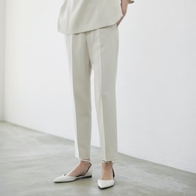 ＜Paul Stuart (Women)＞【Ｎｉｋｋｅｉ　ｍａｇａｚｉｎｅ掲載】【ウォッシャブル】アイリーダブルクロス　パンツ（Ｋ１Ｒ１５５２３＿＿）