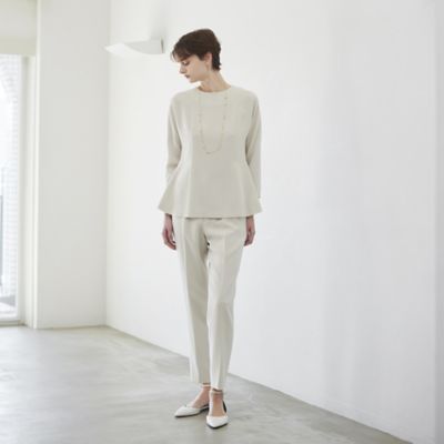 【Ｎｉｋｋｅｉ　ｍａｇａｚｉｎｅ掲載】【ウォッシャブル】アイリーダブルクロス　パンツ（Ｋ１Ｒ１５５２３＿＿）