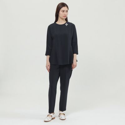 【Ｎｉｋｋｅｉ　ｍａｇａｚｉｎｅ掲載】【ウォッシャブル】アイリーダブルクロス　パンツ（Ｋ１Ｒ１５５２３＿＿）