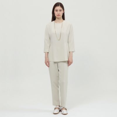 【Ｎｉｋｋｅｉ　ｍａｇａｚｉｎｅ掲載】【ウォッシャブル】アイリーダブルクロス　パンツ（Ｋ１Ｒ１５５２３＿＿）