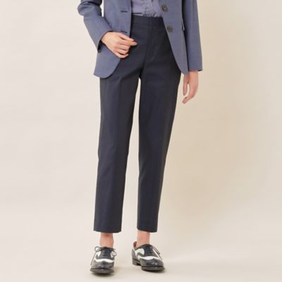 ＜Paul Stuart (Women)＞ヘリンボーンストレッチ　パンツ【ウォッシャブル】（Ｋ１Ｒ２２１１９＿＿）