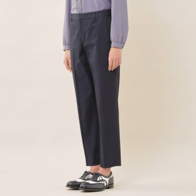 ヘリンボーンストレッチ　パンツ【ウォッシャブル】（Ｋ１Ｒ２２１１９＿＿）