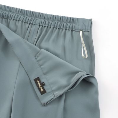 【ウォッシャブル】バックサテンジョーゼット　パンツ（Ｋ１Ｒ２２５４５＿＿）