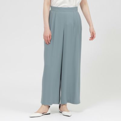 【ウォッシャブル】バックサテンジョーゼット　パンツ（Ｋ１Ｒ２２５４５＿＿）