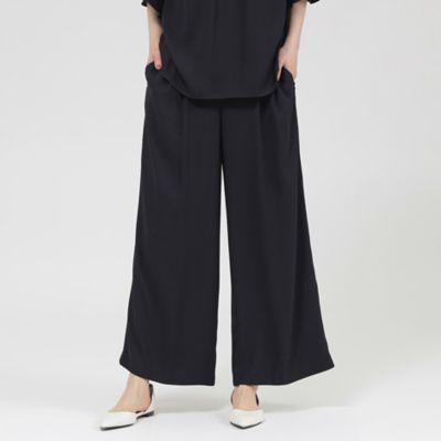 【ウォッシャブル】バックサテンジョーゼット　パンツ（Ｋ１Ｒ２２５４５＿＿）