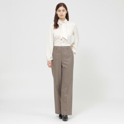 【ＷＥＢ・一部店舗限定／ウォッシャブル】ファインウールフラノ　パンツ（Ｋ１Ｒ２６４９０＿＿）