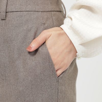 【ＷＥＢ・一部店舗限定／ウォッシャブル】ファインウールフラノ　パンツ（Ｋ１Ｒ２６４９０＿＿）