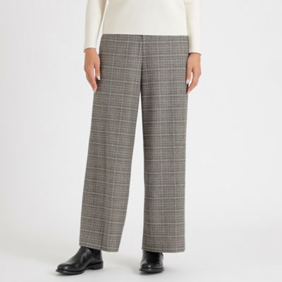 ＜Paul Stuart (Women)＞ラメグレンチェック　パンツ【ウォッシャブル】（Ｋ１Ｒ２７２３７＿＿）