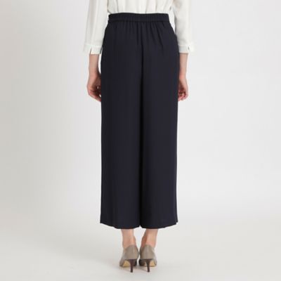 バックサテンジョーゼット　ワイドパンツ【ウォッシャブル】（Ｋ１Ｒ３３２７７＿＿）