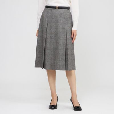 ＜Paul Stuart (Women)＞グレンチェック　スカート（Ｋ１Ｓ１３６４５＿＿）