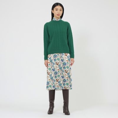 ウォッシャブル】サラサフラワー スカート（K1S16656＿＿