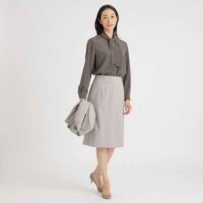 ウ－ルスカート フロントジップサスペンダースカート|allureville OFFICIAL SITE