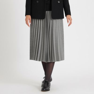 ＜Paul Stuart (Women)＞ラメハウンドトゥース　スカート（Ｋ１Ｓ４０２４０＿＿）