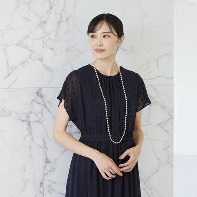 ＜Paul Stuart (Women)＞ドットストーンネックレス（Ｋ１Ｖ３４１３４＿＿）