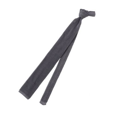 【TOMORROW LAND】ブラックニットタイ 日本製 TOMORROWLAND ウール ニットタイ | TOMORROWLAND (Men